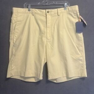 NWT  Tommy Bahama Ashore Thing Chino Shorts Men's Size 38 9" Straw Yellow Beach